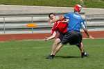 Nyon , dimanche 3 juin 2007 , Colovray , initiation au frisbee , photo Martial Fragniere